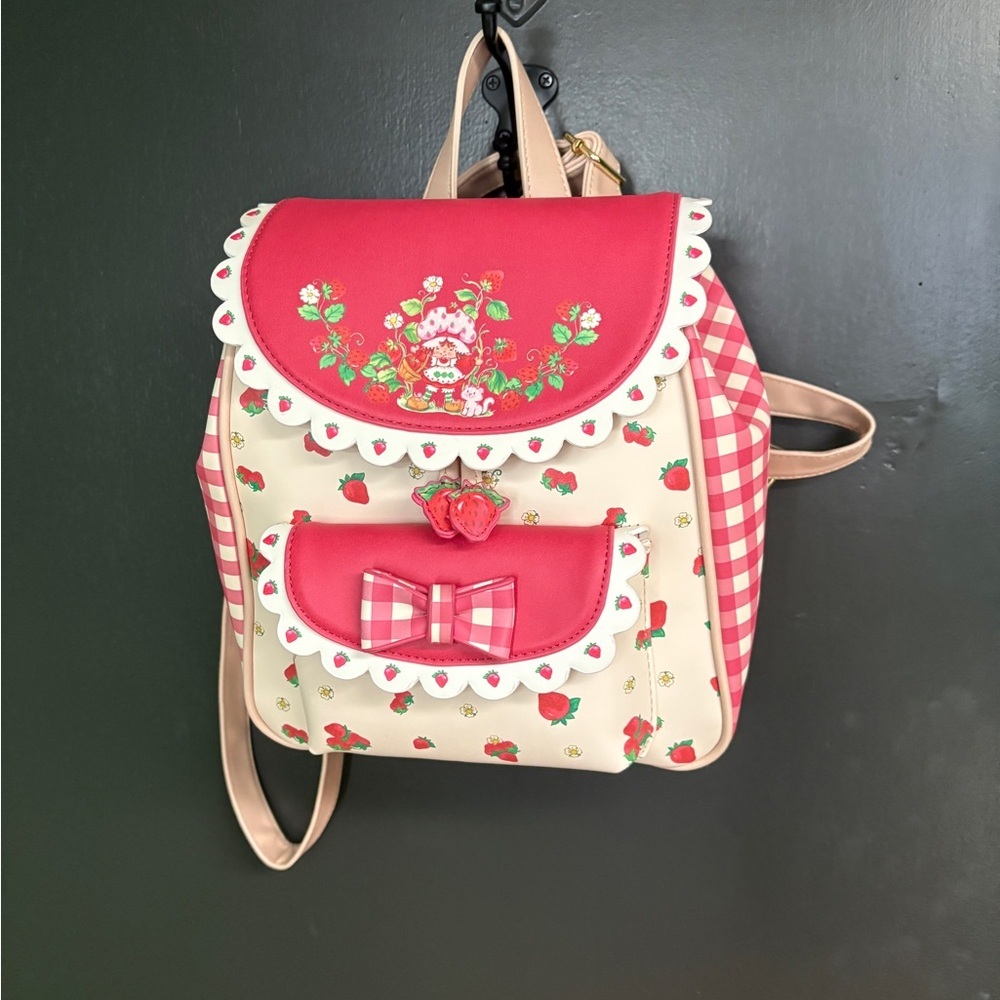 Strawberry shortcake Gingham backpack lounge fly